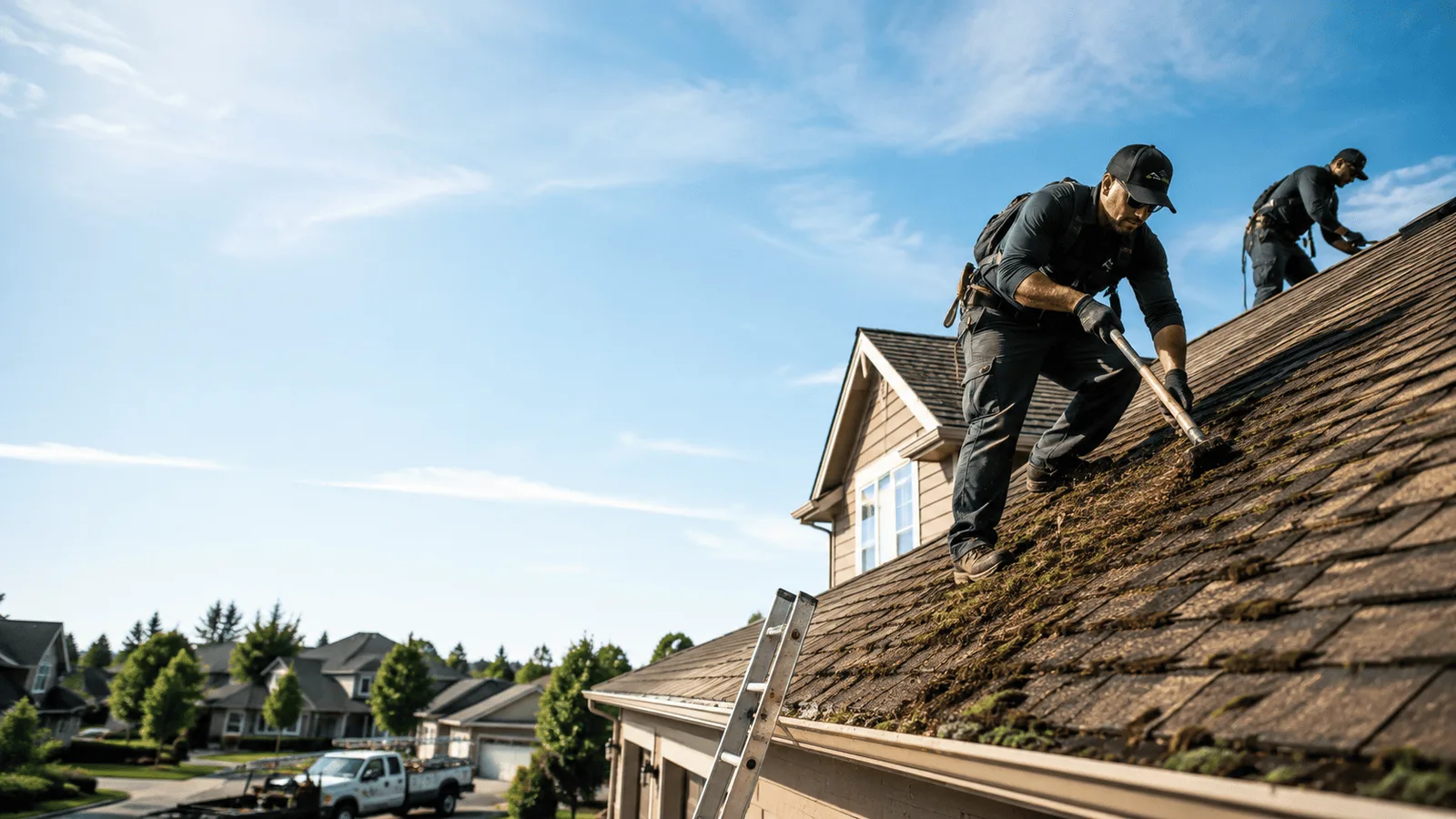 Roof Moss Removal in Ashton, IL near me